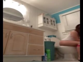 Teen babe Sitting on Toilet, Free adult film video 8b | xHamster