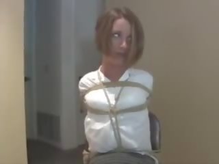 Chair Tied at Home: Free Bondage Humiliation xxx movie movie 91
