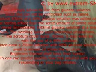 Instructions film scrotal saline infusion anglisht tekst gjatë