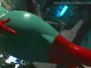 Bien connu japonais infirmière milks phallus en rouge latex gants